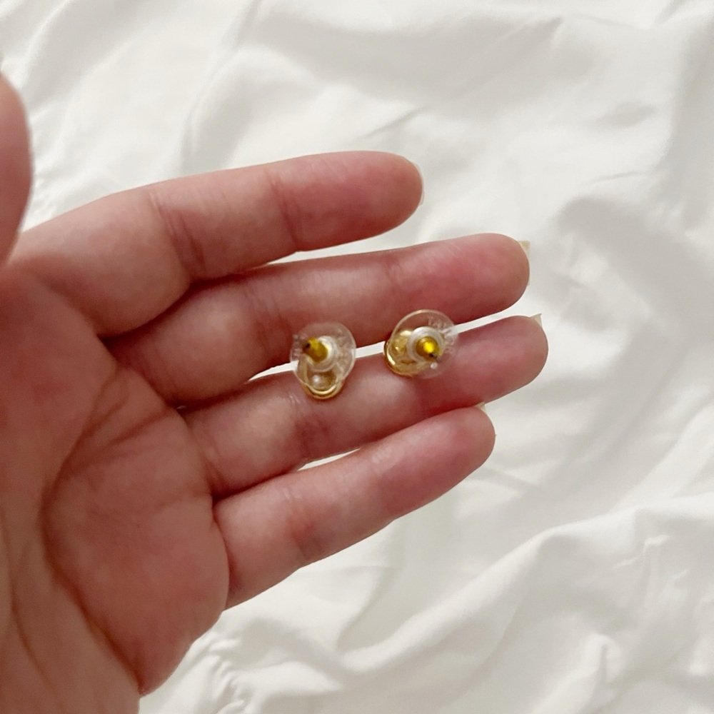 ANN TAYLOR Gold Knot Earrings - Picture 3 of 3